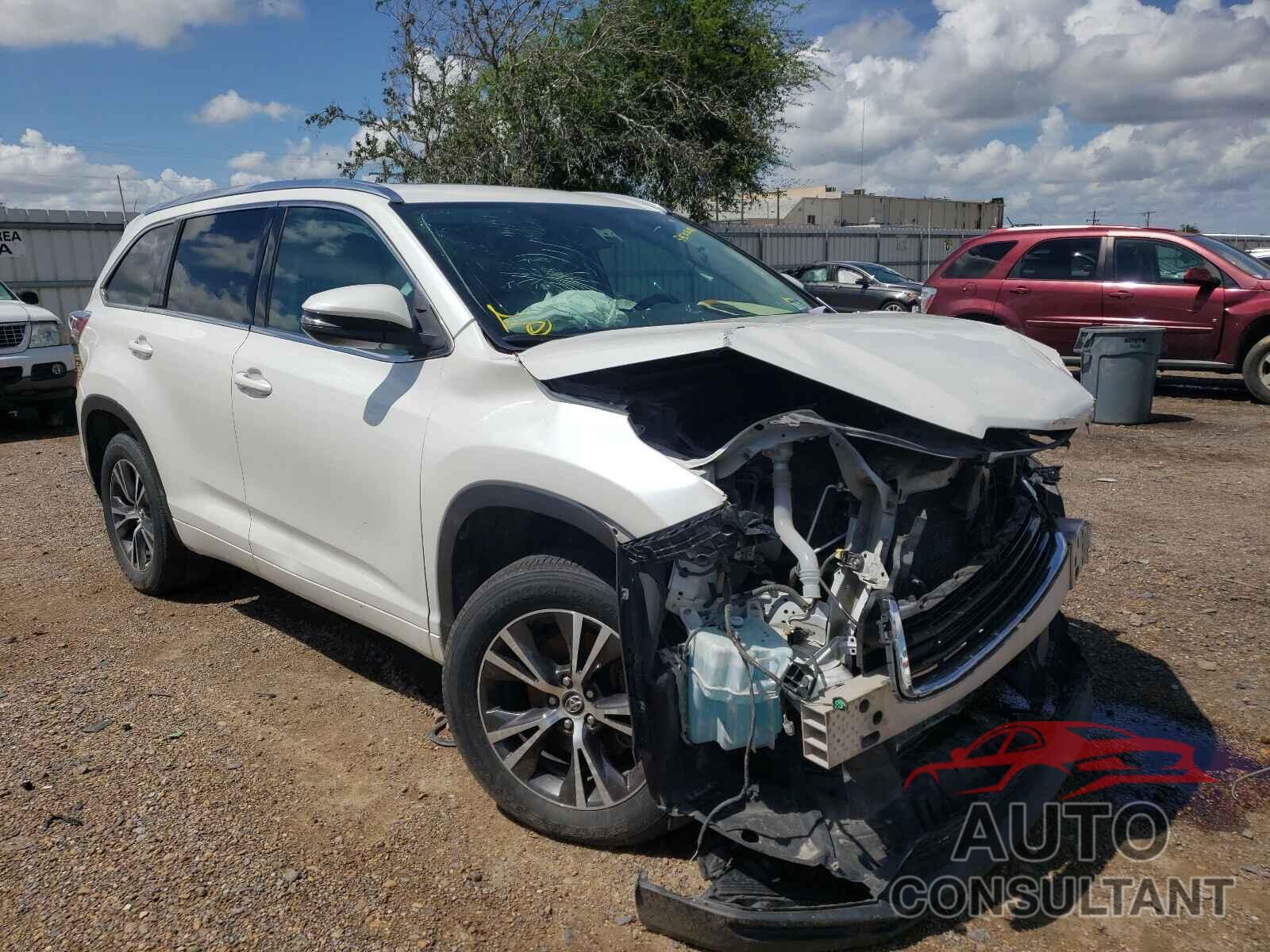 TOYOTA HIGHLANDER 2016 - 5TDKKRFH5GS154263