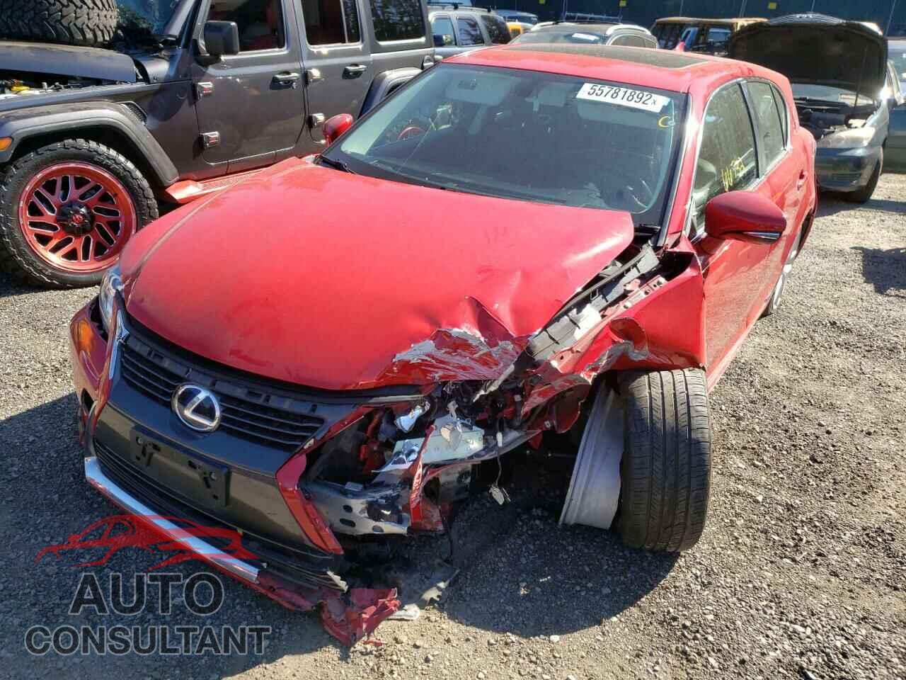 LEXUS CT 200 2016 - JTHKD5BHXG2265227