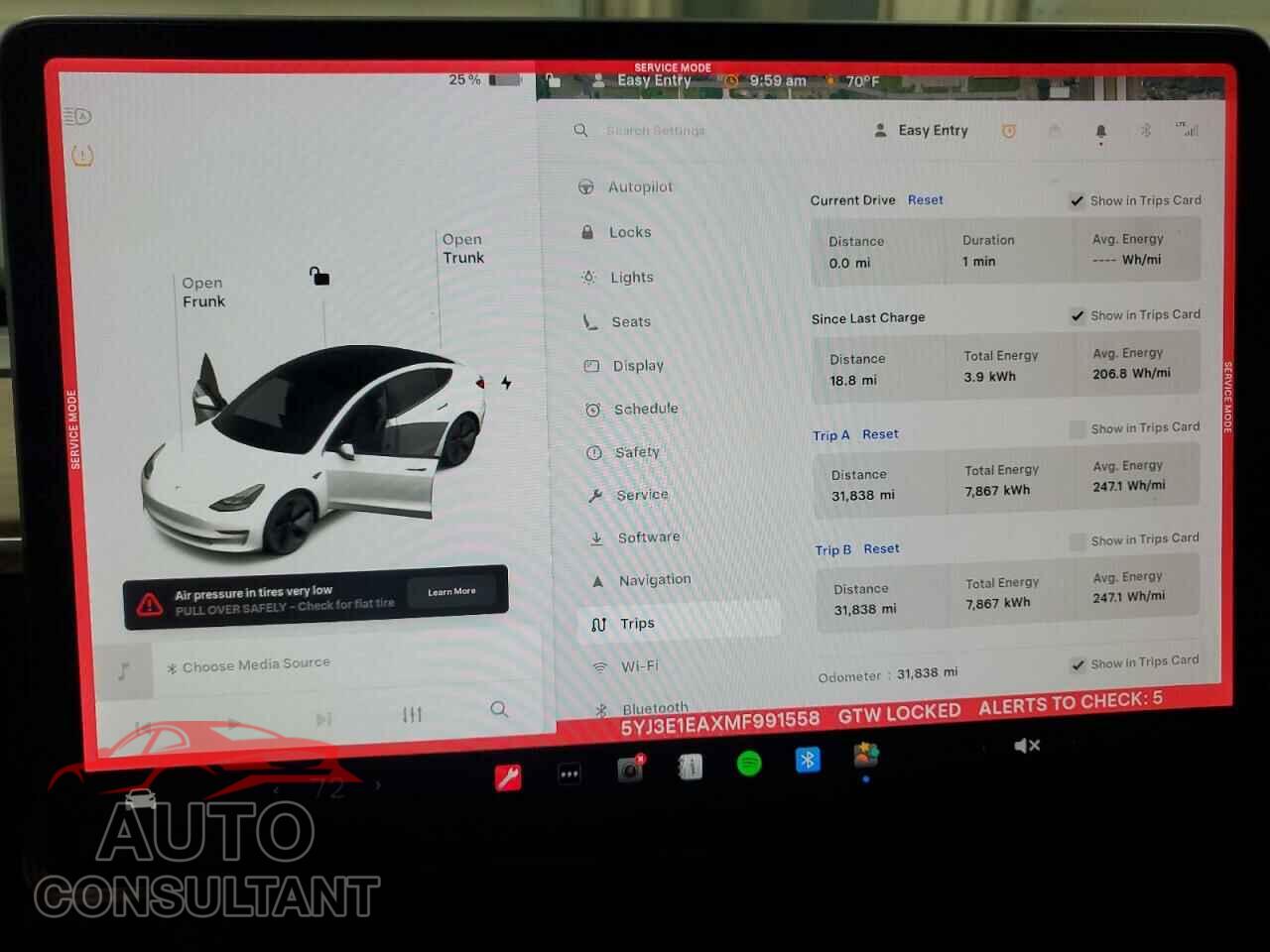 TESLA MODEL 3 2021 - 5YJ3E1EAXMF991558