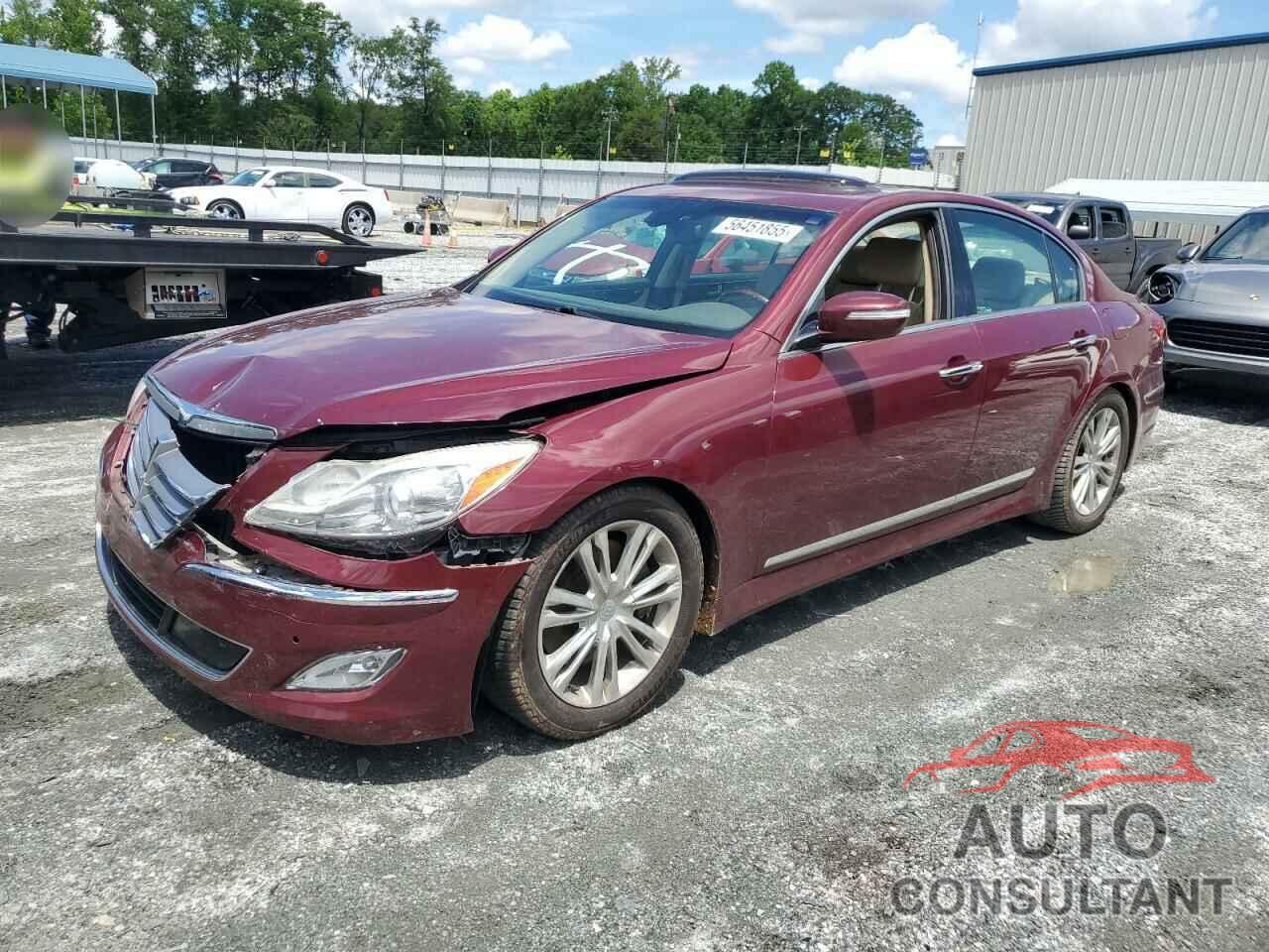 HYUNDAI GENESIS 2012 - KMHGC4DF6CU182212