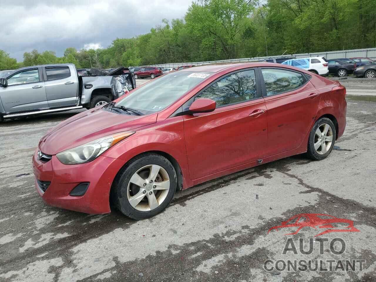 HYUNDAI ELANTRA 2011 - KMHDH4AE6BU139469
