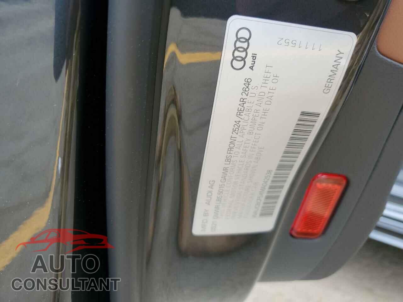 AUDI A5 2021 - WAUCBCF5XMA042538