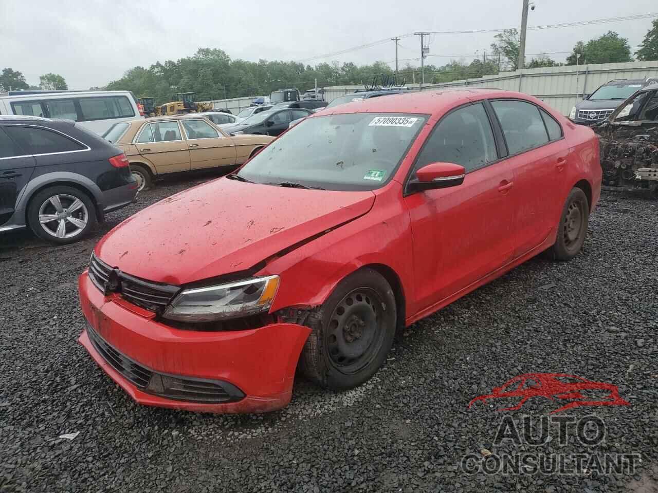 VOLKSWAGEN JETTA 2012 - 3VWDP7AJ6CM374558