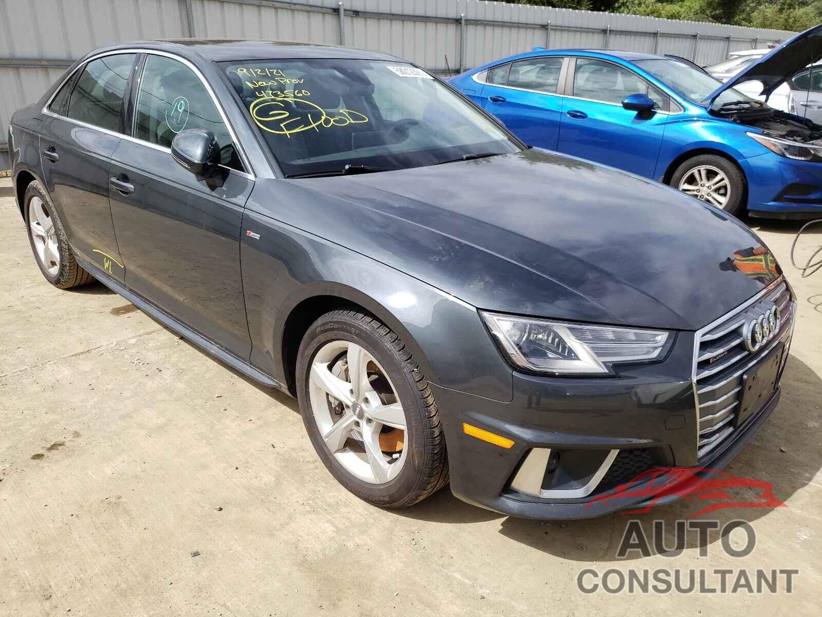 AUDI A4 2019 - WAUDNAF41KA043100