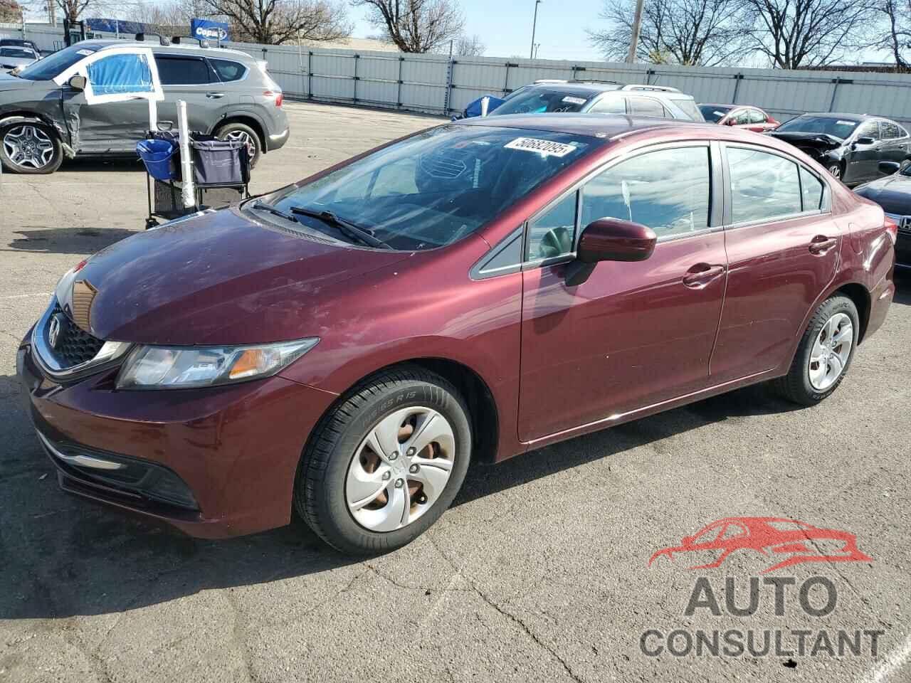 HONDA CIVIC 2014 - 2HGFB2F53EH534021