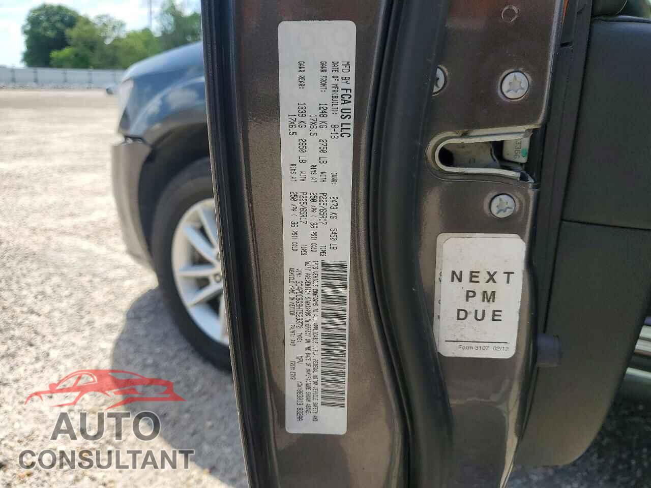 DODGE JOURNEY 2017 - 3C4PDCBG9HT523370