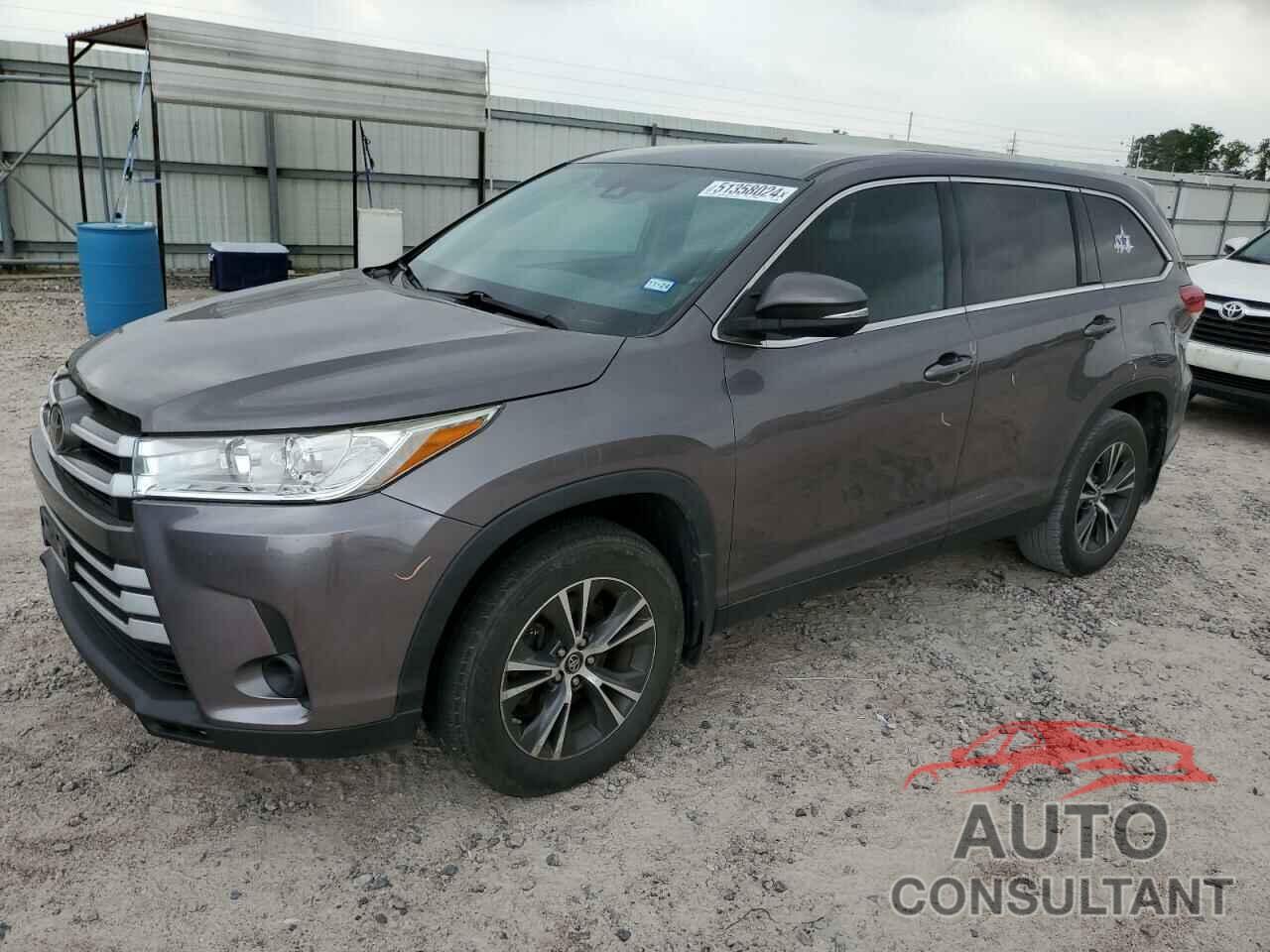 TOYOTA HIGHLANDER 2019 - 5TDZARFH6KS046289