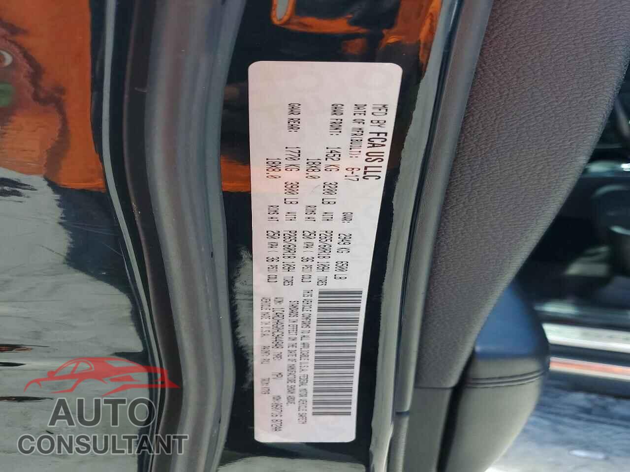 DODGE DURANGO 2017 - 1C4RDHAG0HC944848