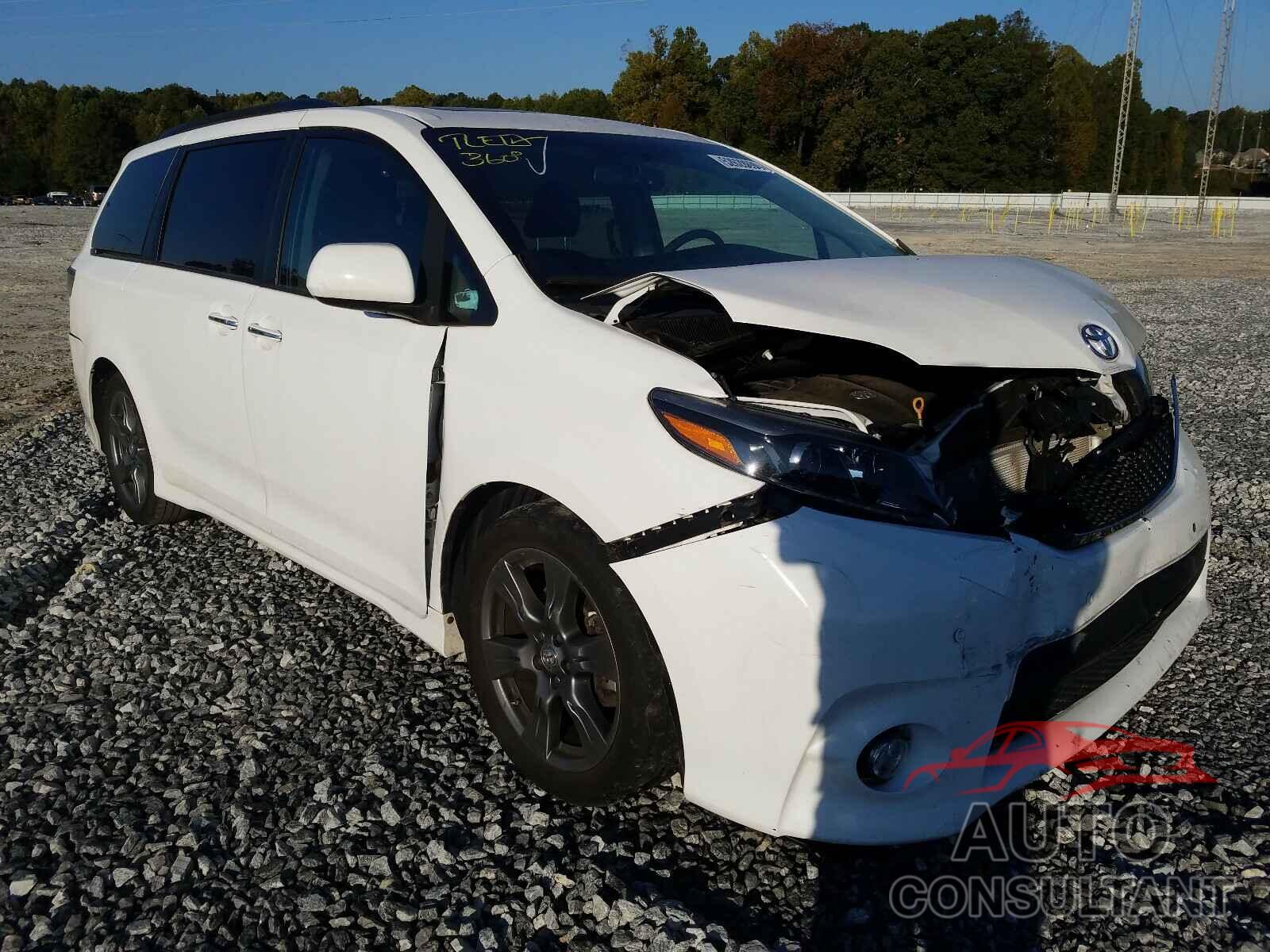 TOYOTA SIENNA 2017 - 5TDXZ3DC8HS899838