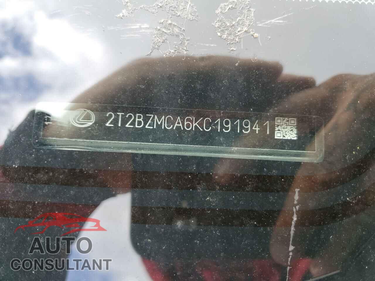 LEXUS RX350 2019 - 2T2BZMCA6KC191941