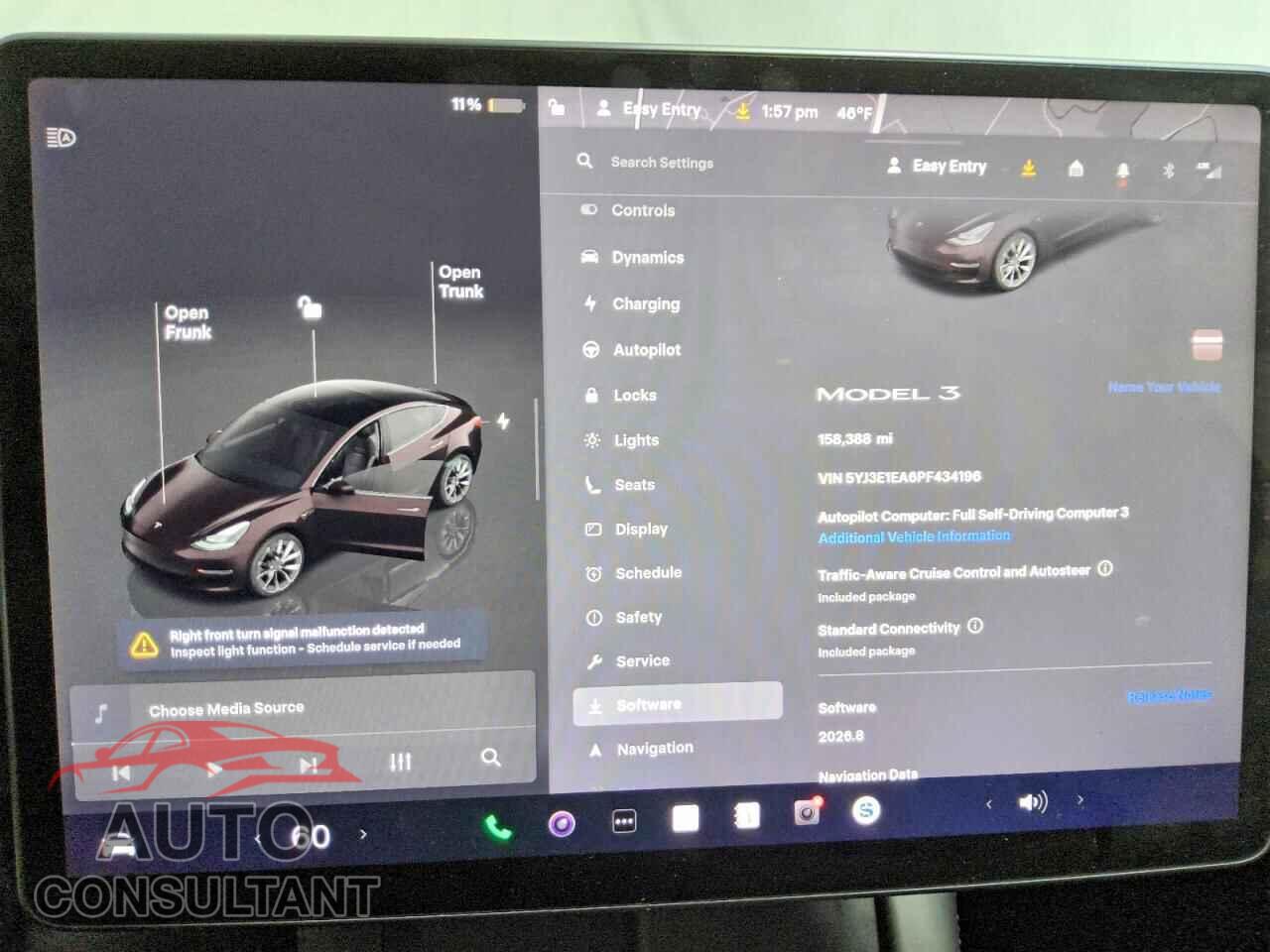 TESLA MODEL 3 2023 - 5YJ3E1EA6PF434196