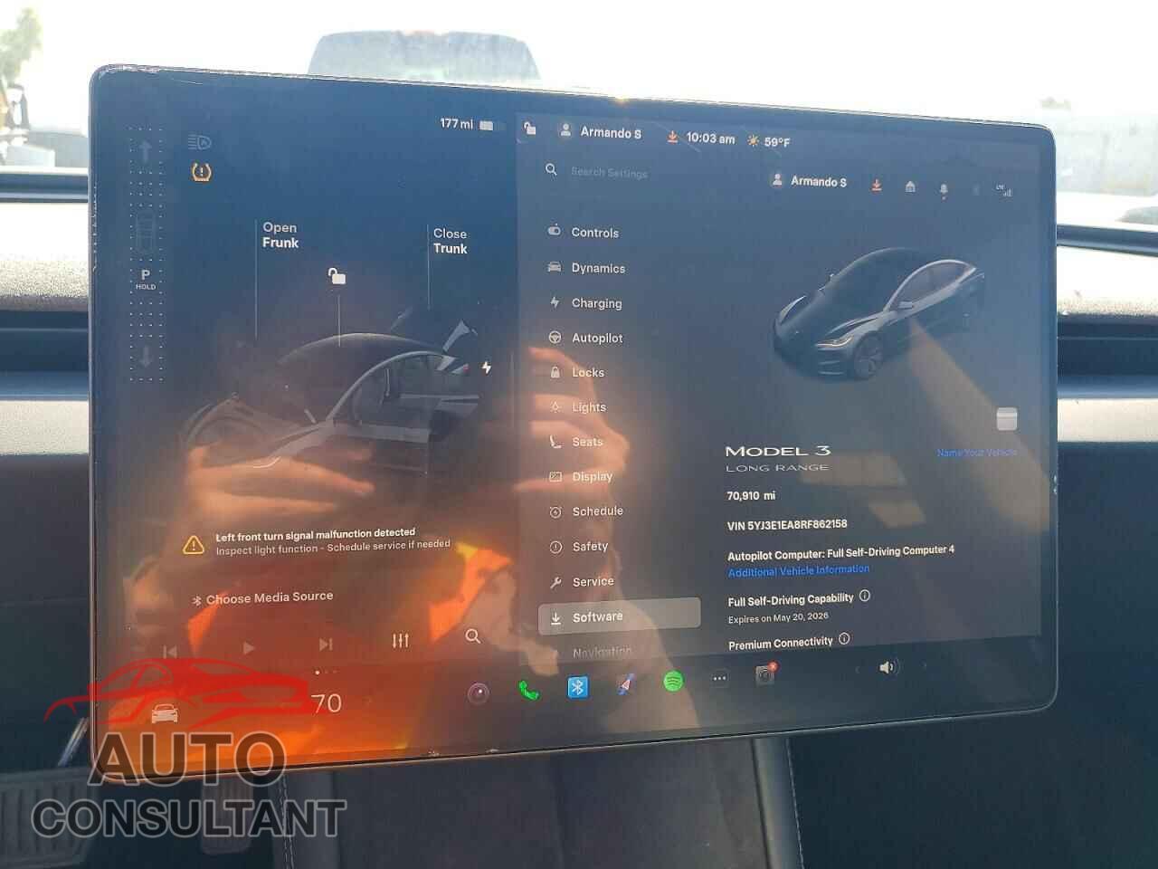 TESLA MODEL 3 2024 - 5YJ3E1EA8RF862158