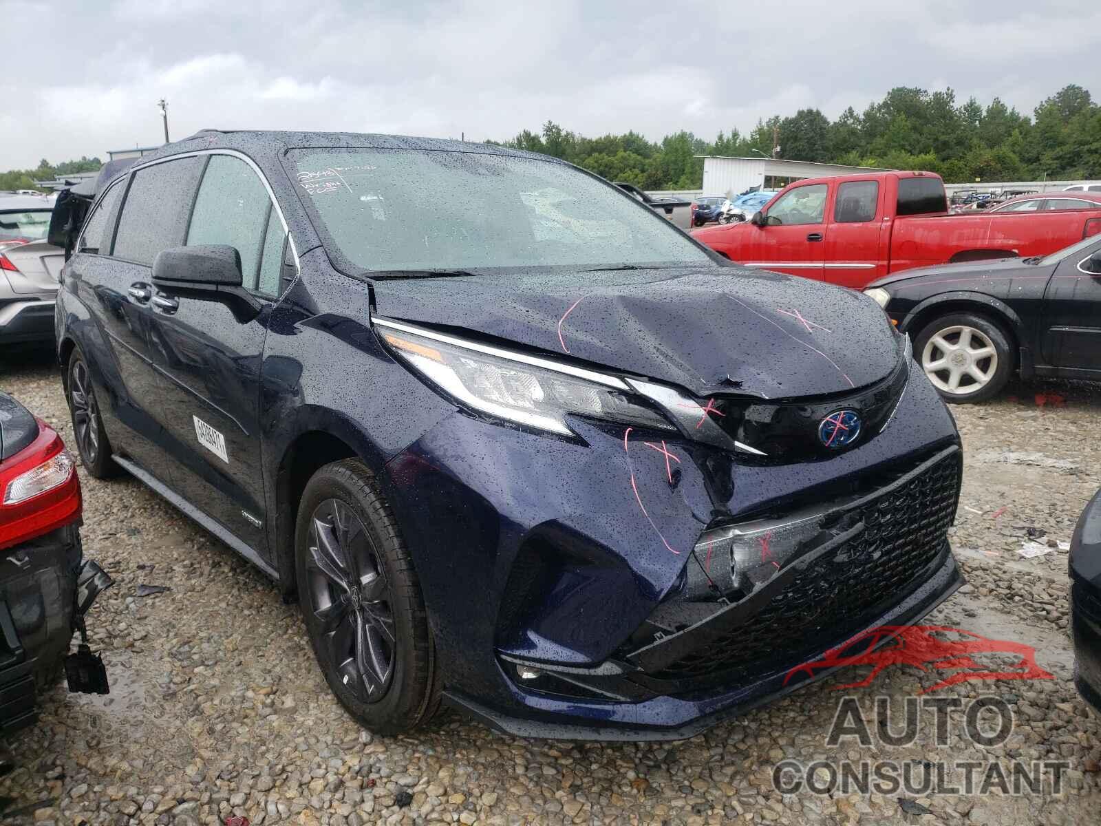 TOYOTA SIENNA 2021 - 5TDDRKEC7MS035076