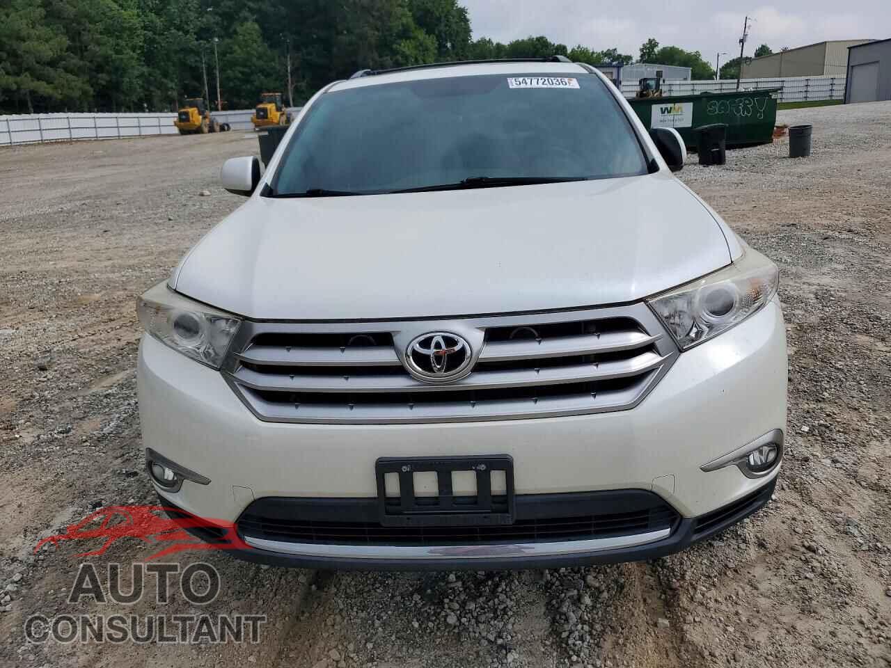 TOYOTA HIGHLANDER 2012 - 5TDBK3EH4CS112014