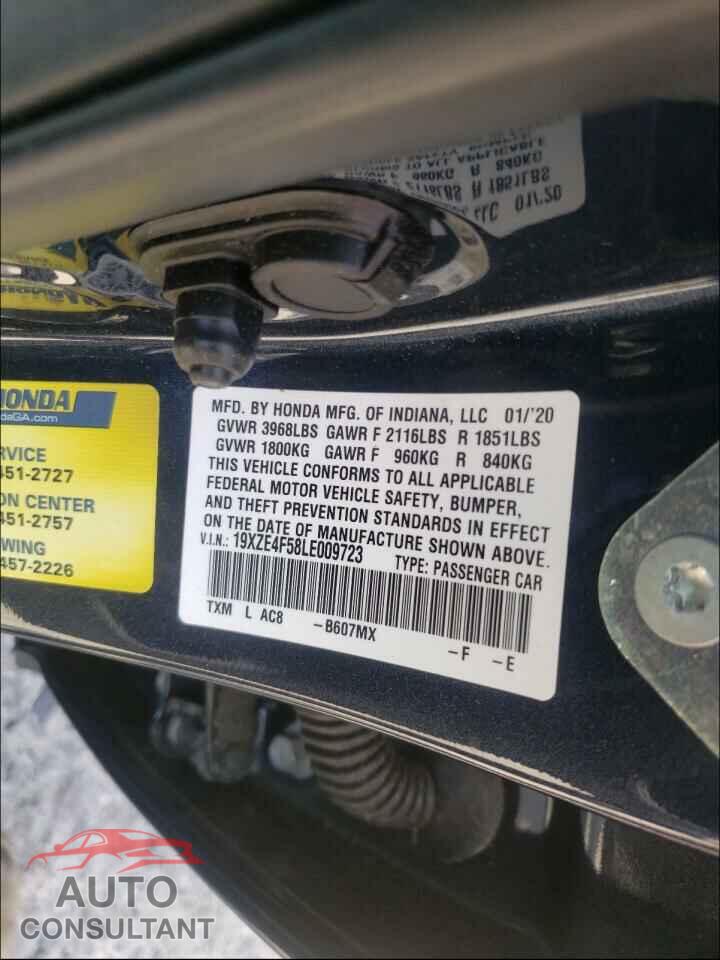 HONDA INSIGHT 2020 - 19XZE4F58LE009723