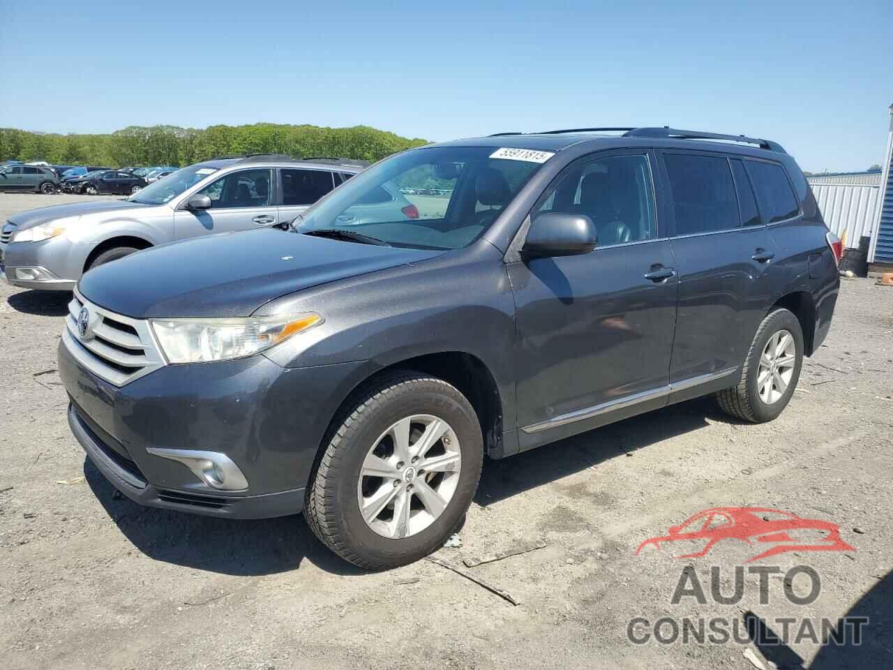 TOYOTA HIGHLANDER 2012 - 5TDBK3EH1CS130163