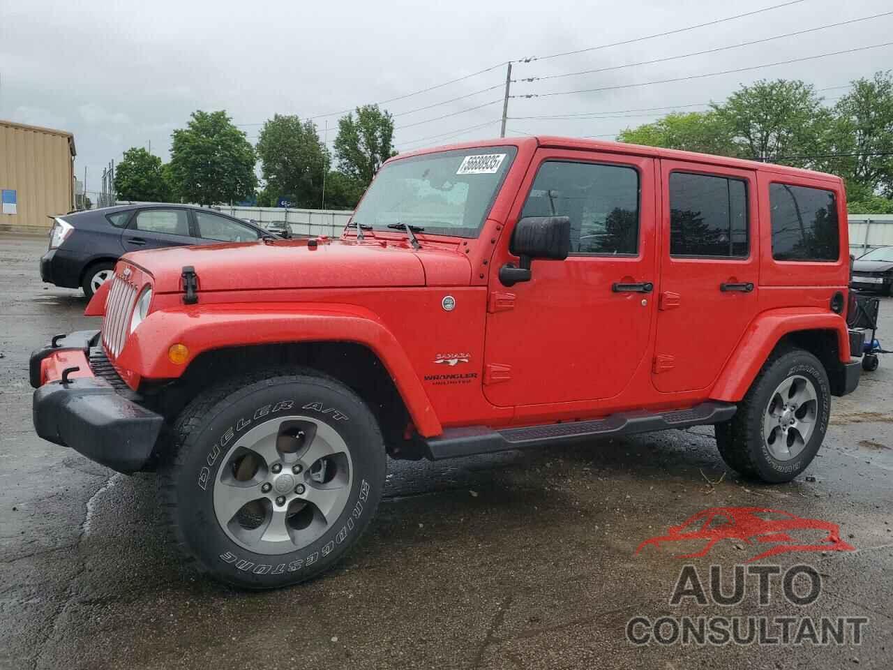 JEEP WRANGLER 2017 - 1C4BJWEG6HL552529