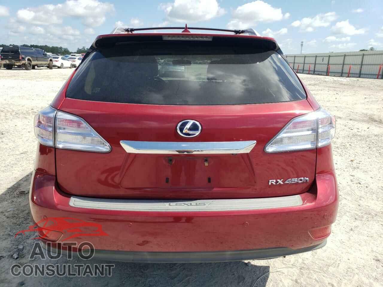 LEXUS RX450 2012 - JTJBC1BA3C2049887