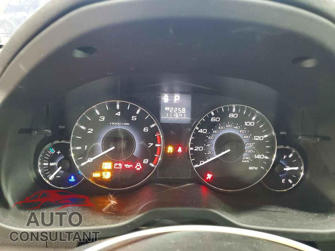 SUBARU OUTBACK 2011 - 4S4BRBCC9B3385166