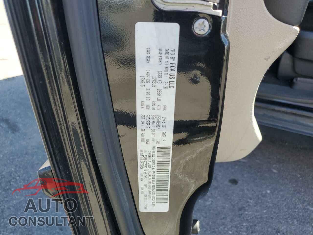 DODGE CARAVAN 2016 - 2C4RDGCG6GR319156