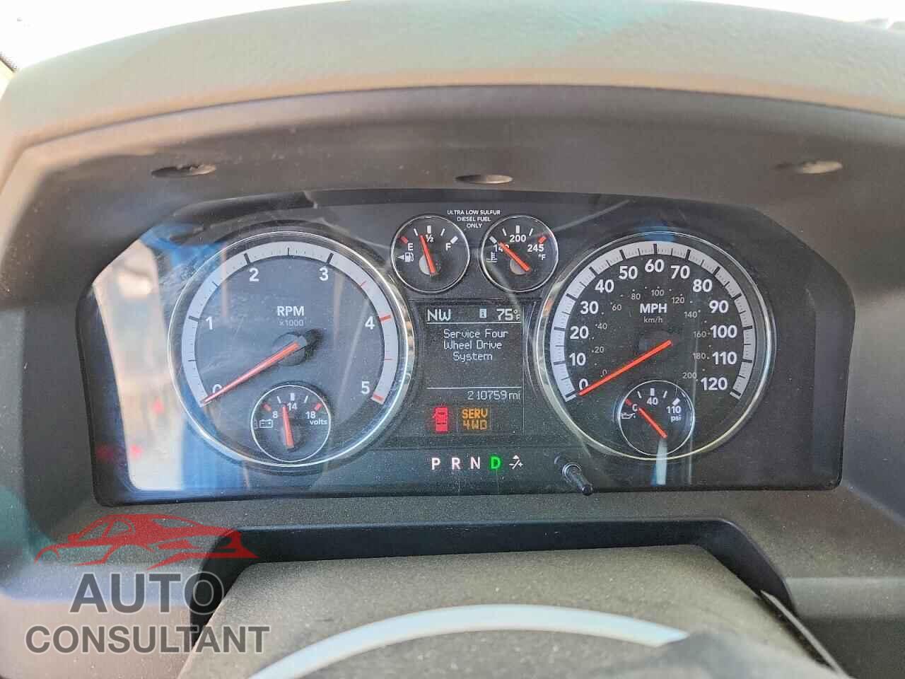 DODGE RAM 2500 2011 - 3D7UT2CL4BG620686