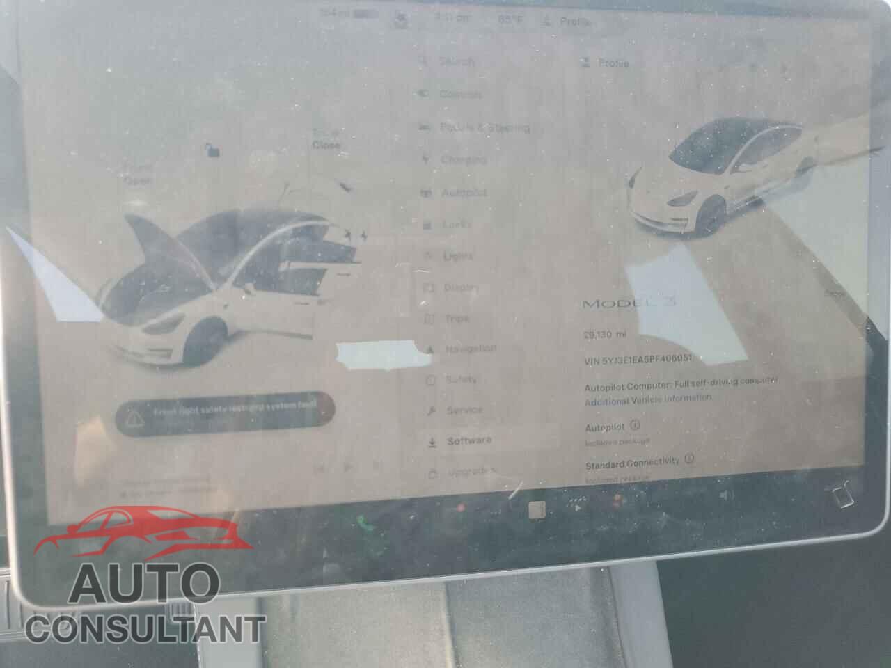 TESLA MODEL 3 2023 - 5YJ3E1EA5PF406051