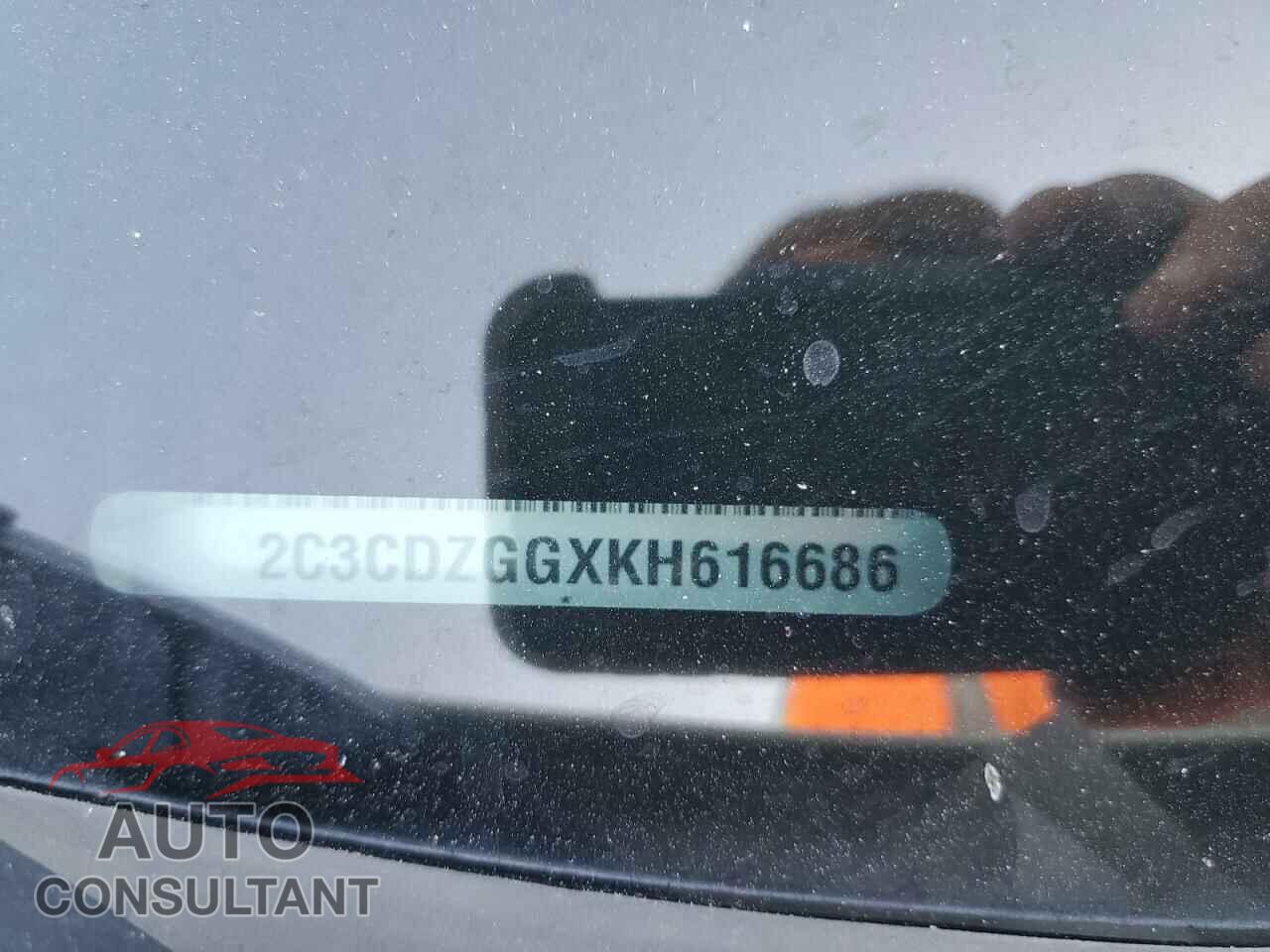 DODGE CHALLENGER 2019 - 2C3CDZGGXKH616686