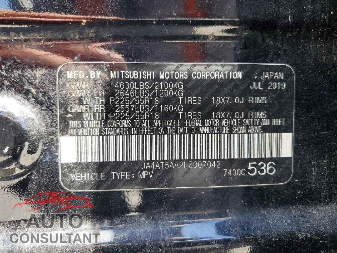 MITSUBISHI ECLIPSE 2020 - JA4AT5AA2LZ007042