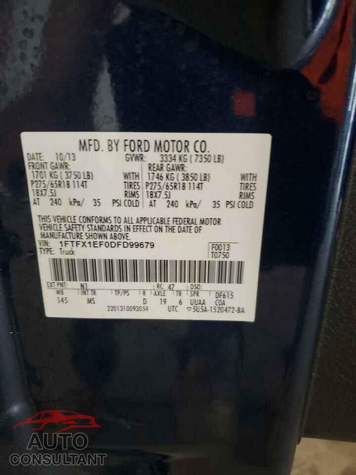 FORD F-150 2013 - 1FTFX1EF0DFD99679