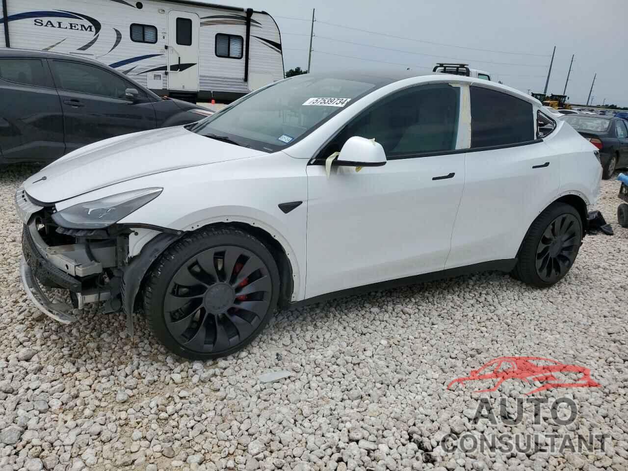 TESLA MODEL Y 2022 - 7SAYGDEF8NF389484