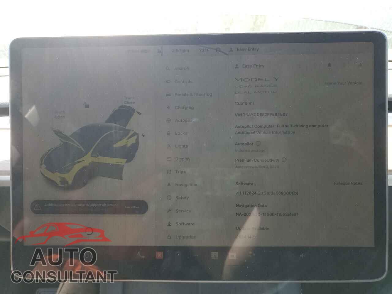 TESLA MODEL Y 2023 - 7SAYGDEE2PF864587