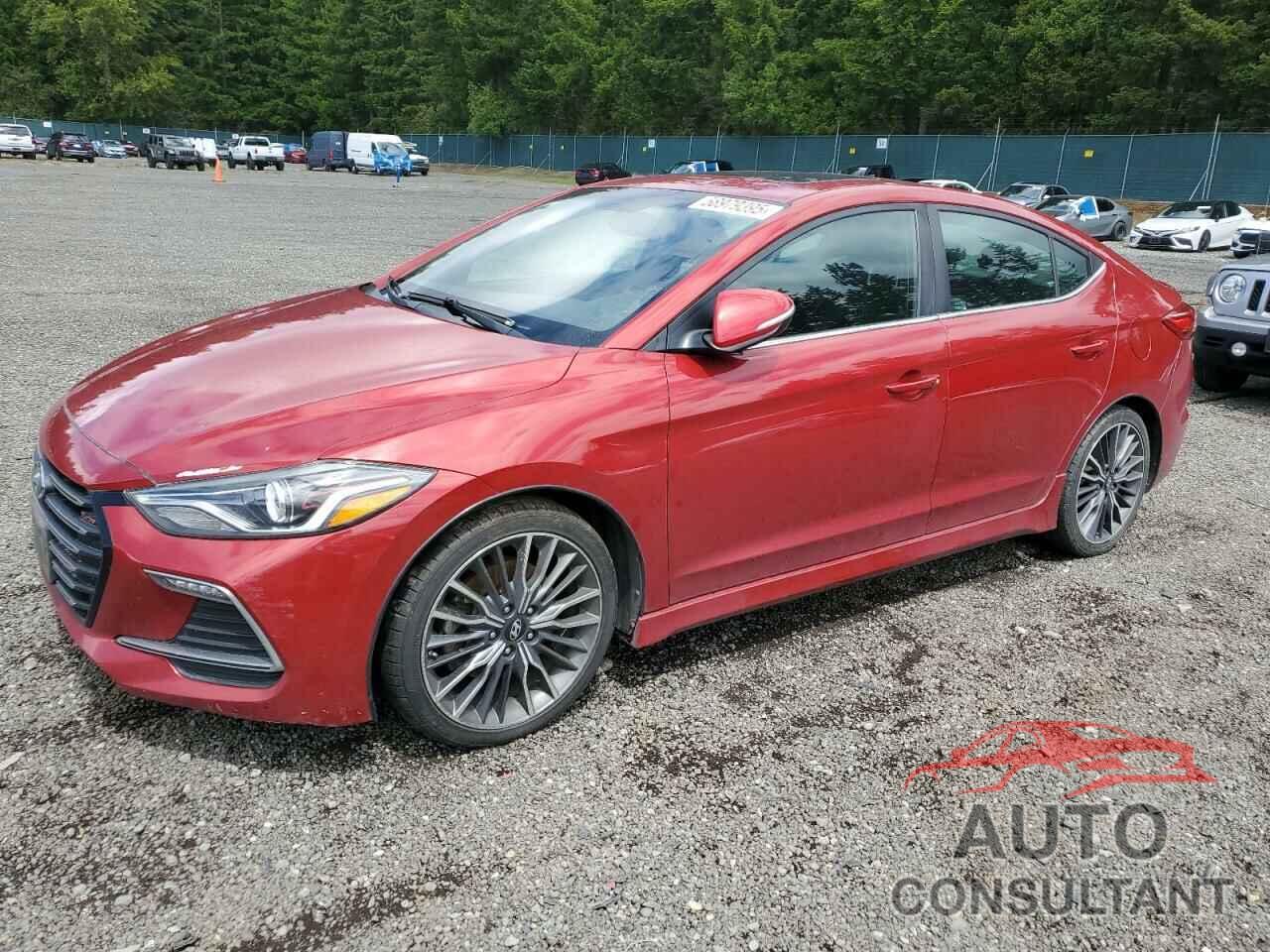HYUNDAI ELANTRA 2018 - KMHD04LB4JU523758
