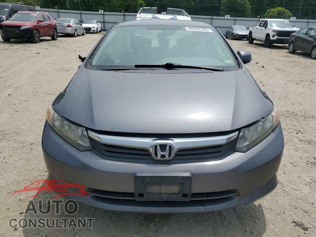 HONDA CIVIC 2012 - 19XFB2F50CE327786
