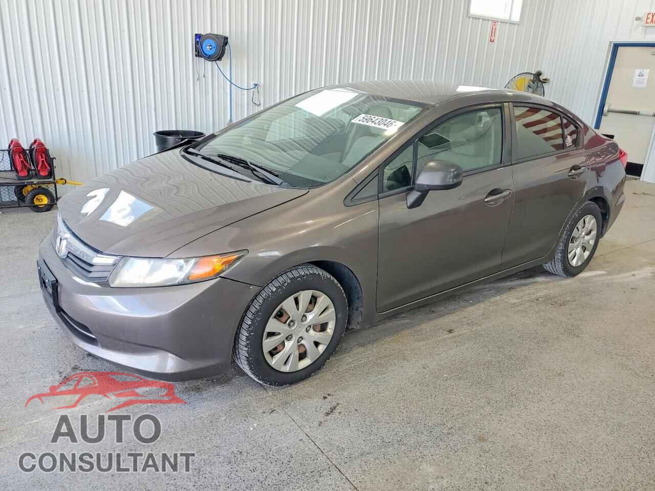 HONDA CIVIC 2012 - 19XFB2F56CE078507