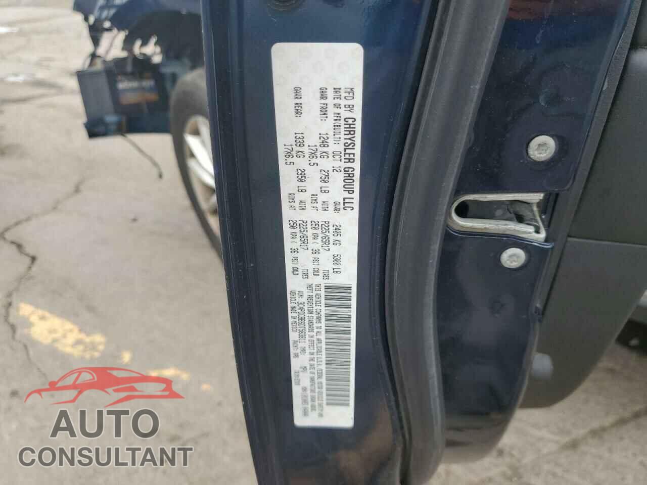 DODGE JOURNEY 2013 - 3C4PDCBB6DT563811