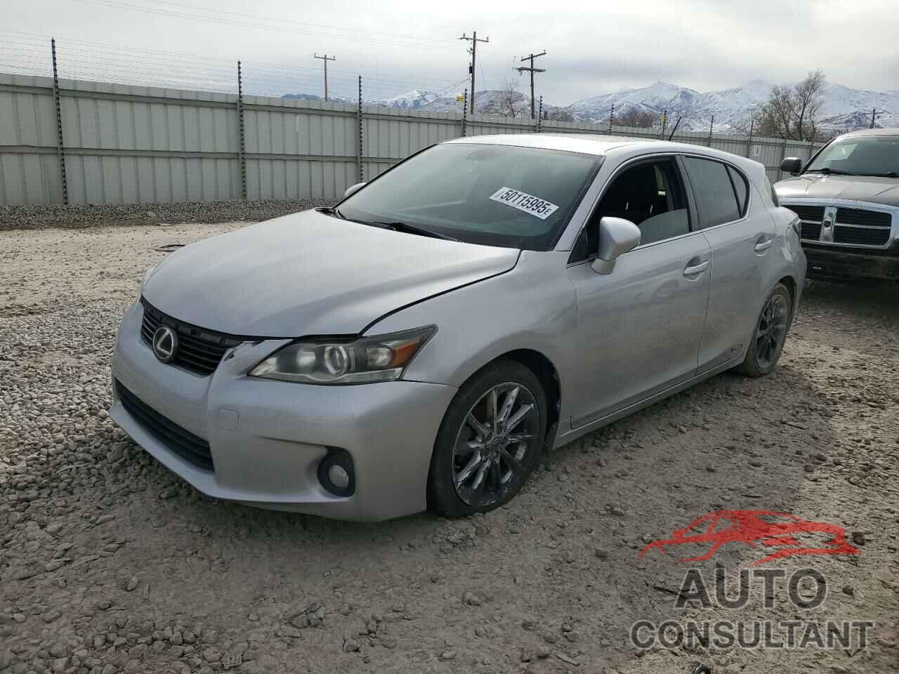 LEXUS CT 200 2012 - JTHKD5BH6C2090243