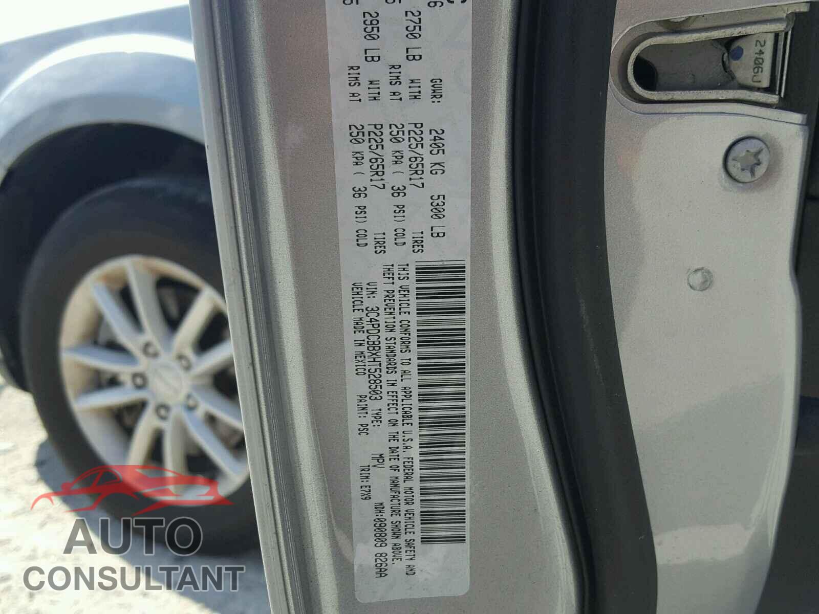 DODGE JOURNEY SX 2017 - 3C4PDCBBXHT528503