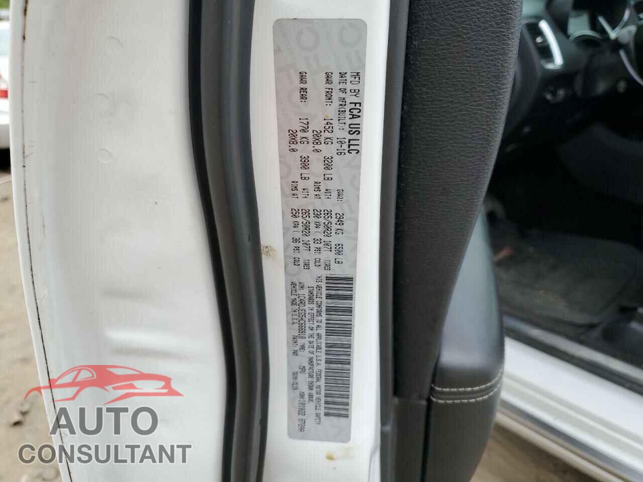 DODGE DURANGO 2017 - 1C4RDJEG5HC666918