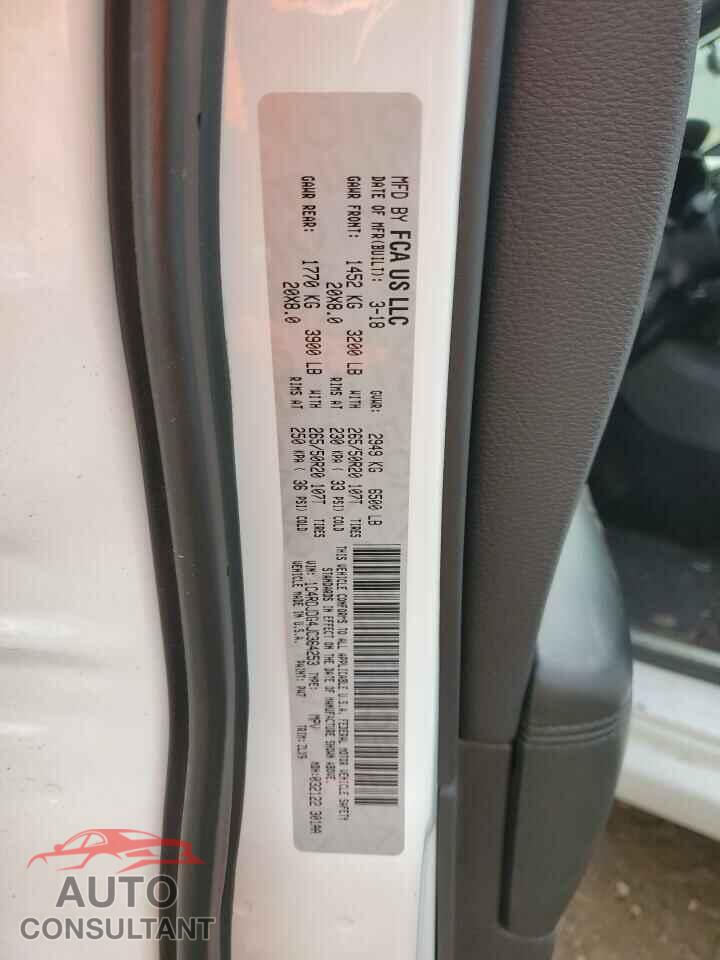 DODGE DURANGO 2018 - 1C4RDJDG4JC364253