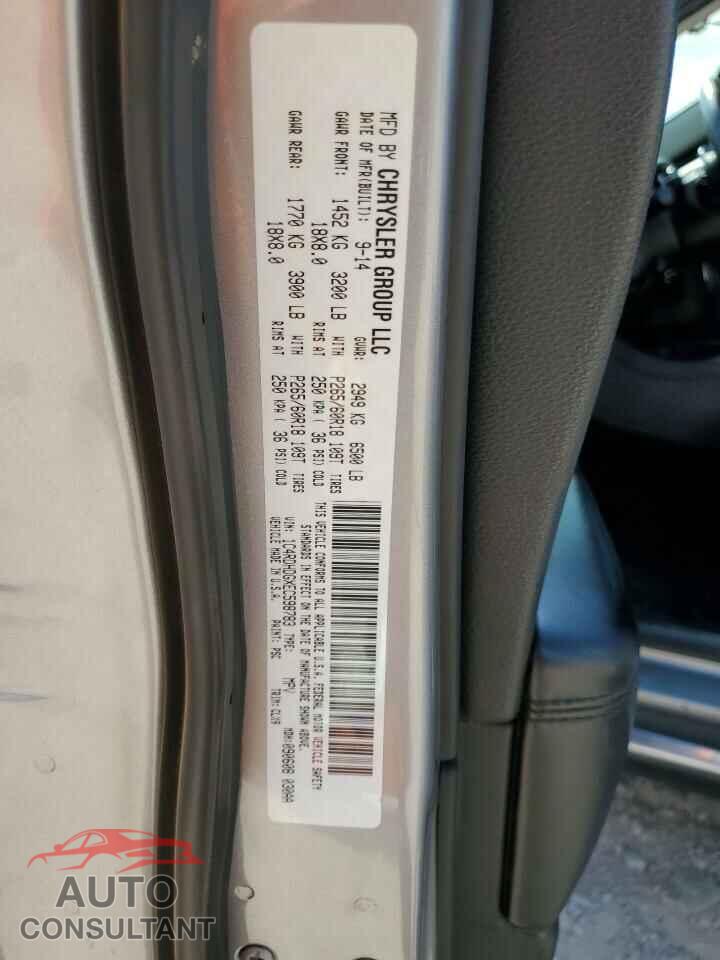 DODGE DURANGO 2014 - 1C4RDHDGXEC598783