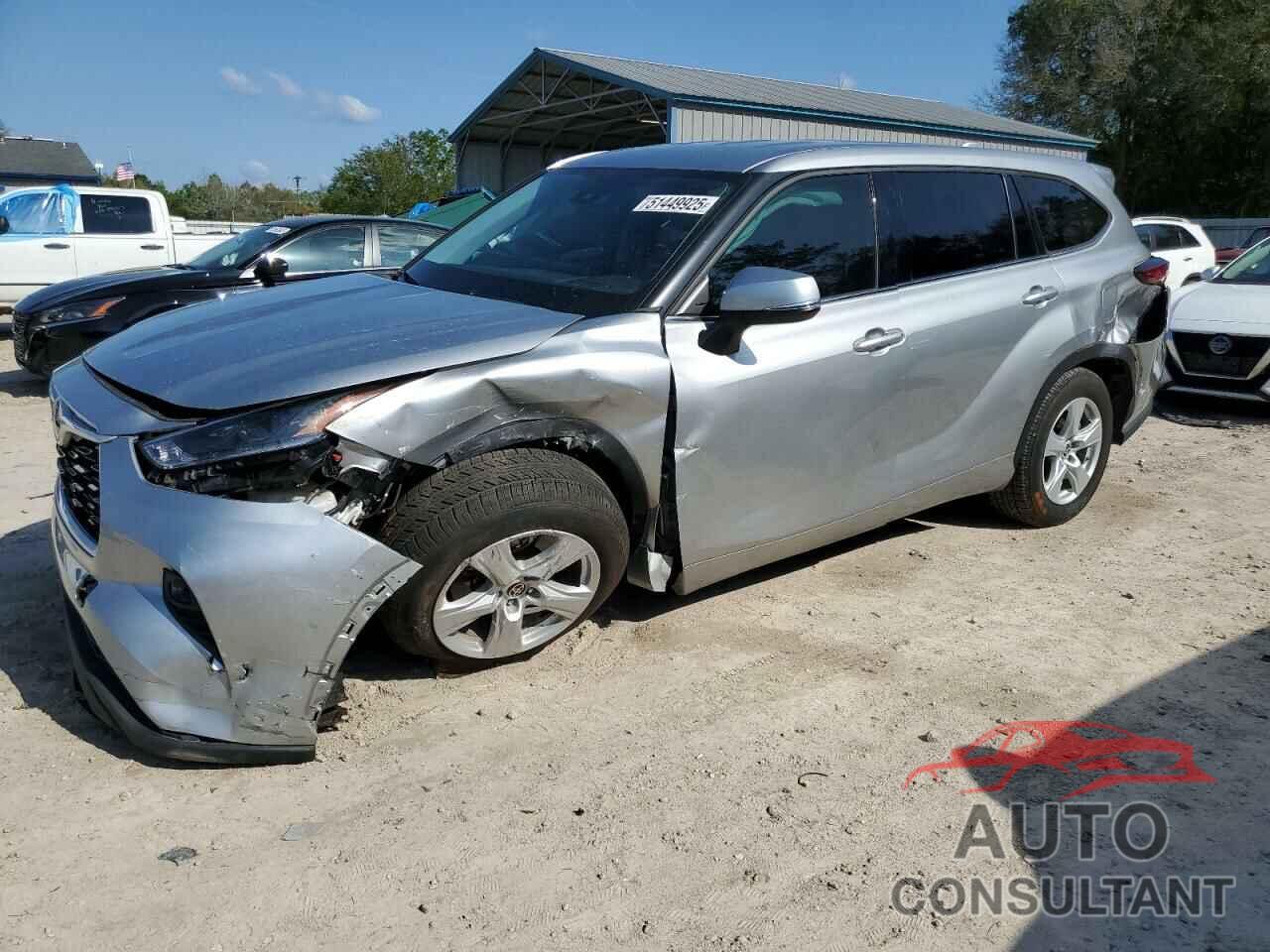 TOYOTA HIGHLANDER 2021 - 5TDZZRAH5MS054628