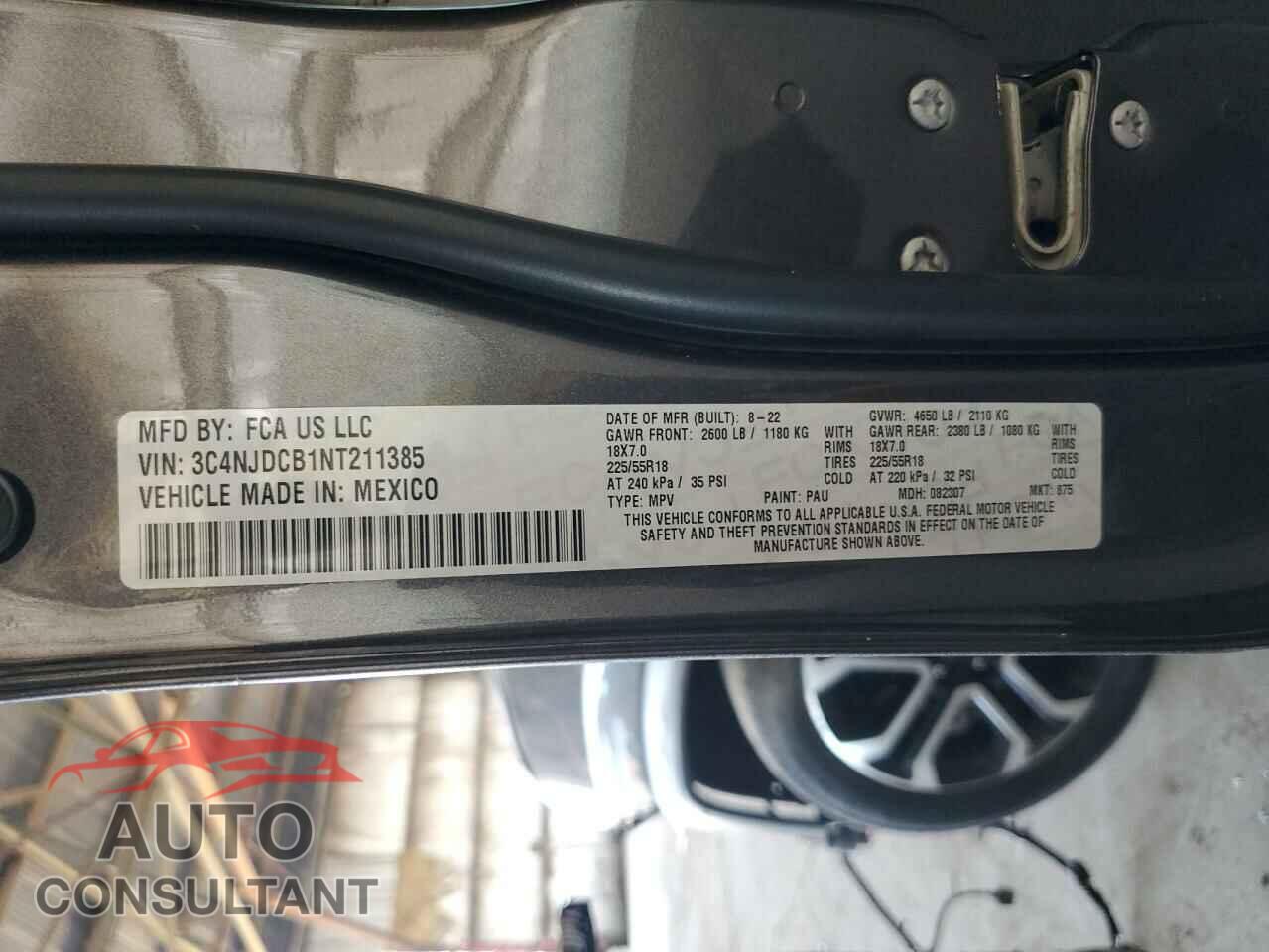 JEEP COMPASS 2022 - 3C4NJDCB1NT211385