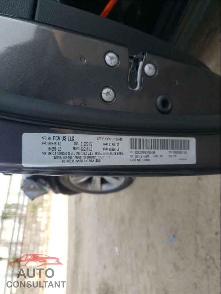 DODGE CHALLENGER 2019 - 2C3CDZAG0KH729488