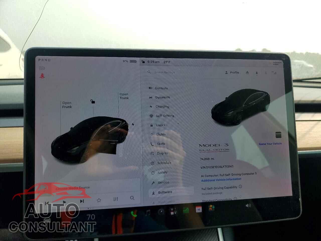 TESLA MODEL 3 2020 - 5YJ3E1EC6LF713143