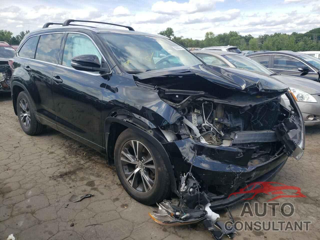 TOYOTA HIGHLANDER 2016 - 5TDJKRFH1GS251729