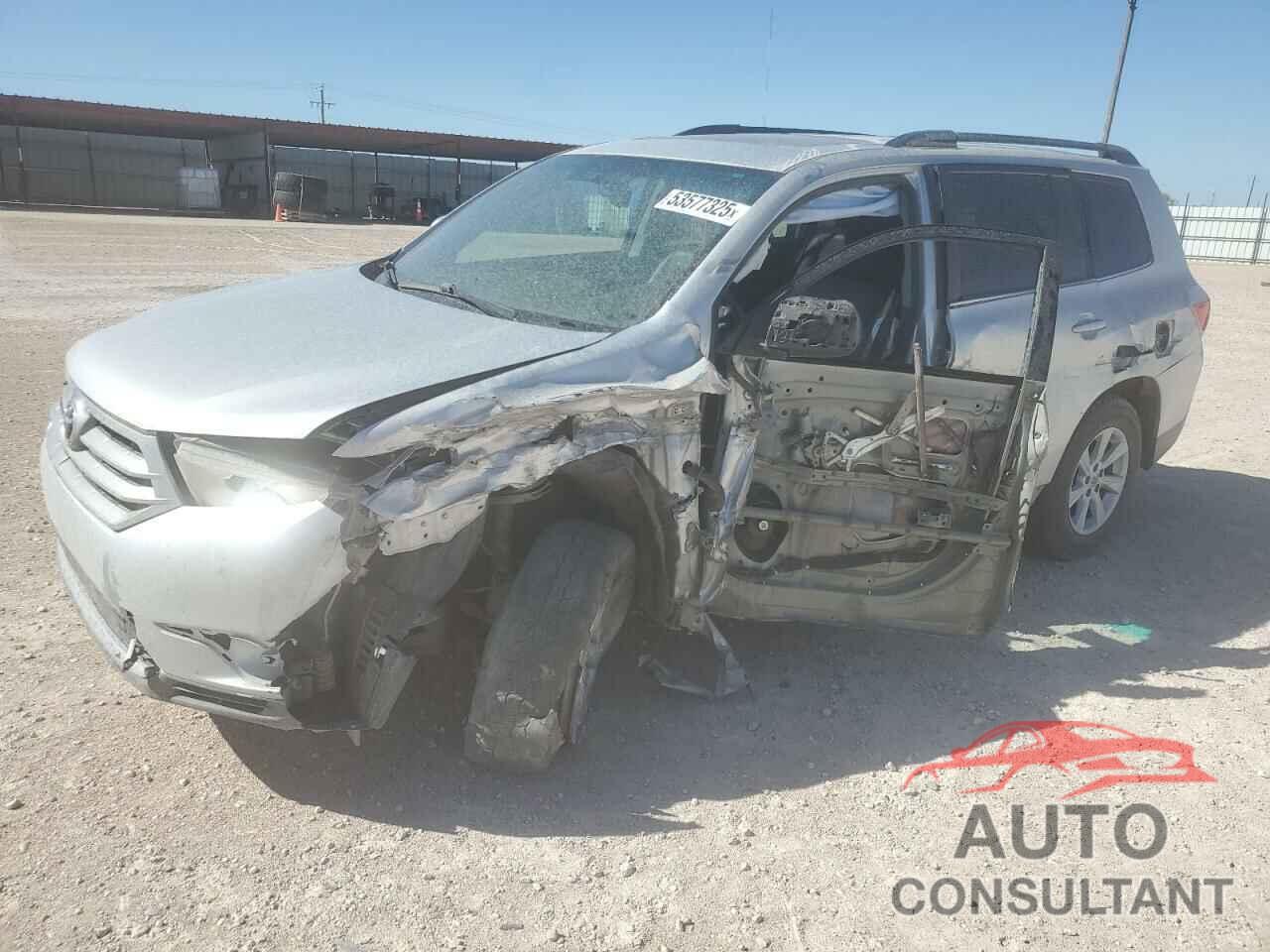TOYOTA HIGHLANDER 2013 - 5TDBK3EHXDS175684