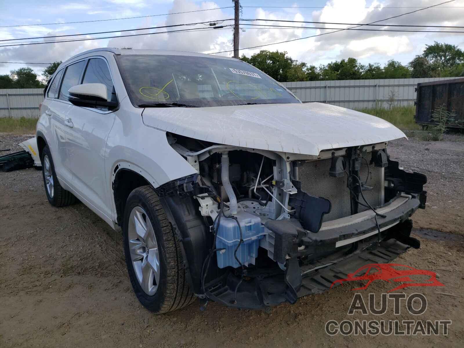 TOYOTA HIGHLANDER 2019 - 5TDYZRFH9KS340841