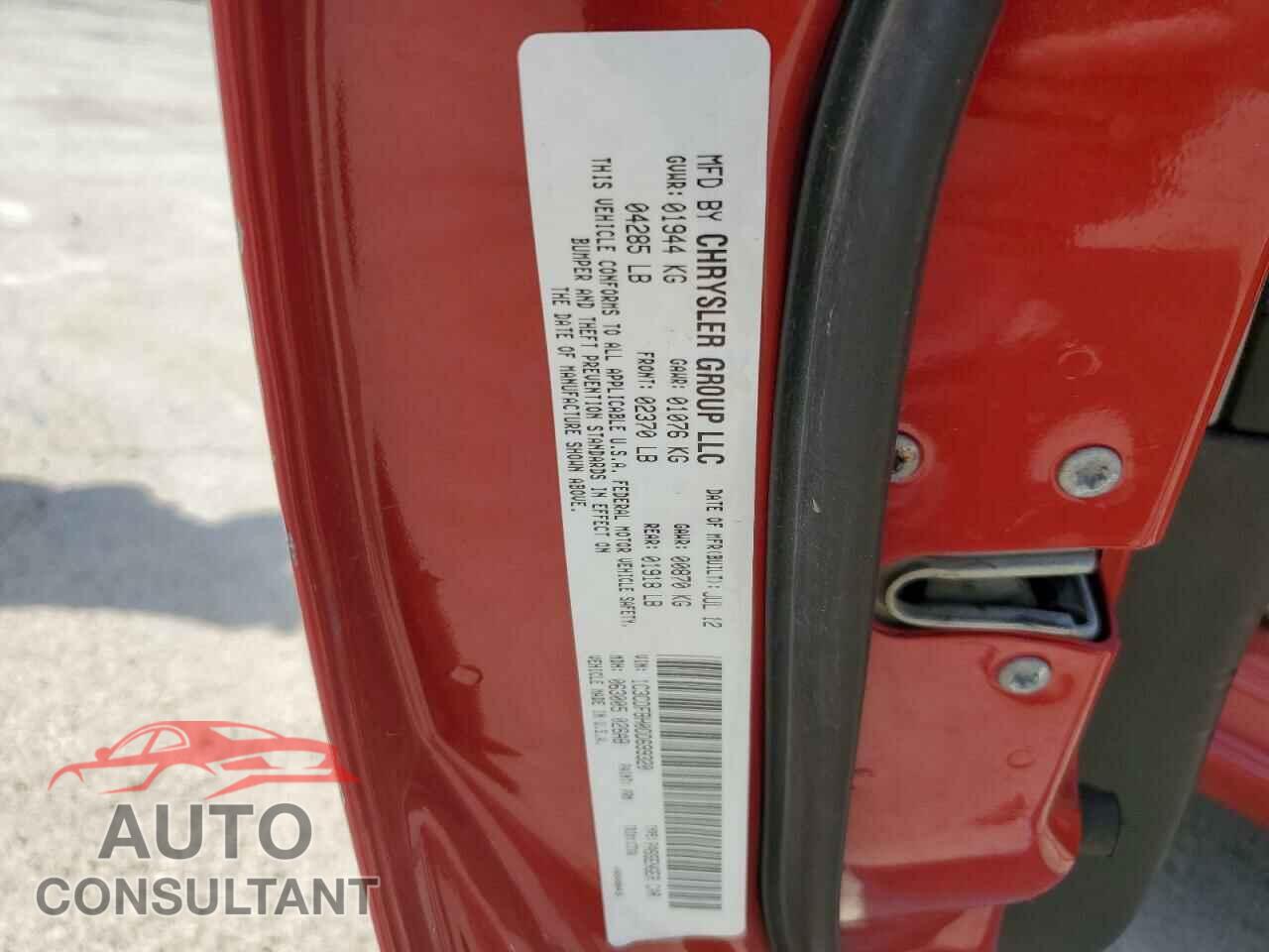 DODGE DART 2013 - 1C3CDFBH0DD699320
