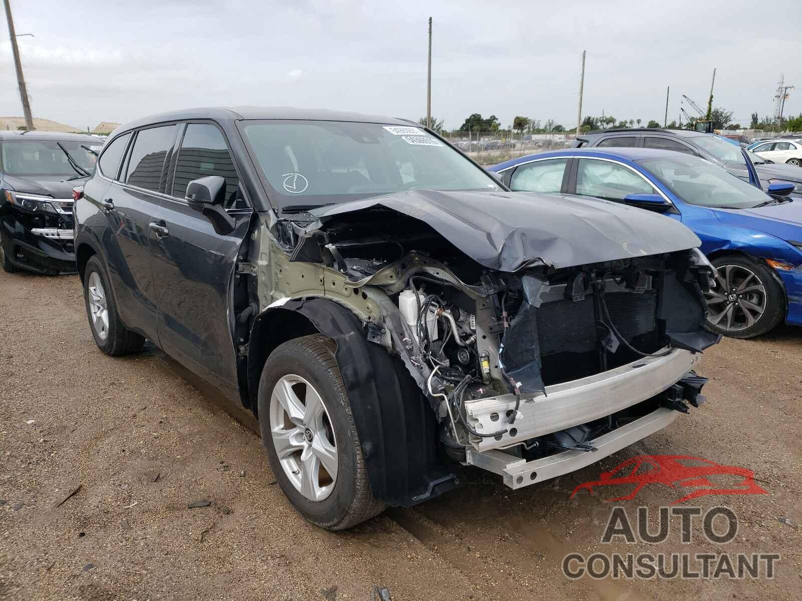 TOYOTA HIGHLANDER 2020 - 5TDCZRAH9LS003458