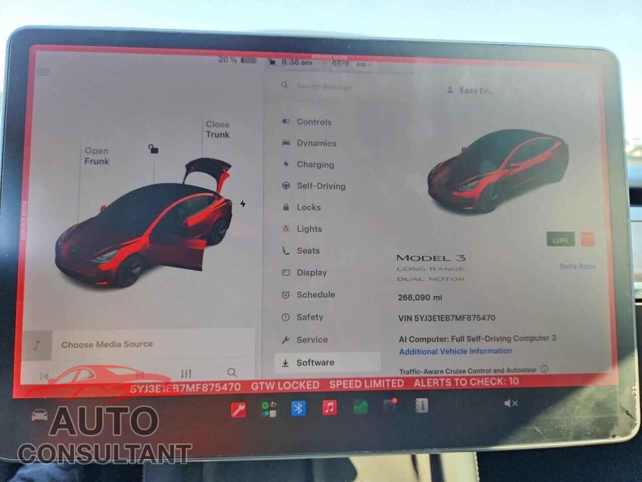 TESLA MODEL 3 2021 - 5YJ3E1EB7MF875470